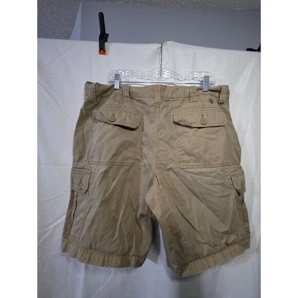 U.S. Polo Assn. Men's Cargo Shorts 34 Khaki Style 111D34W3 100% Cotton - Picture 5 of 6